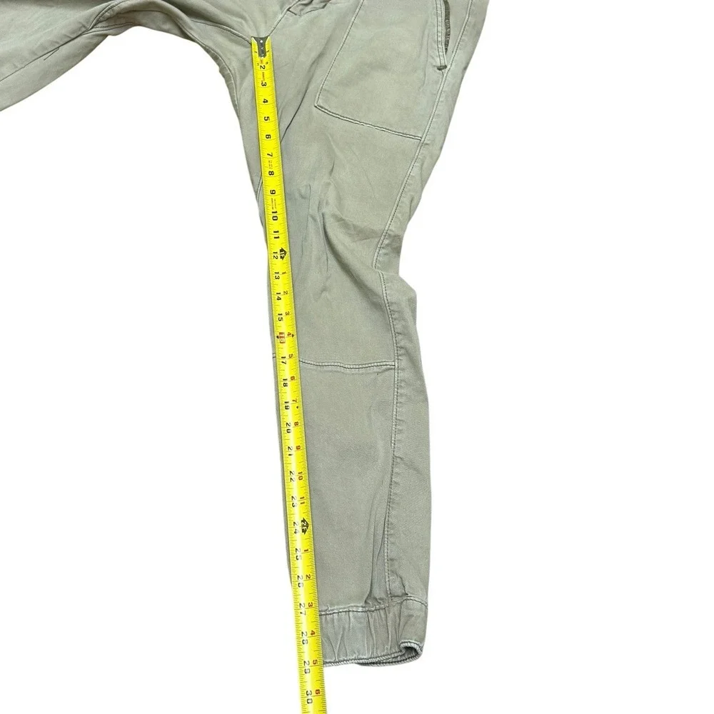 Men's Abercrombie & Fitch Cotton Drawstring Cargo Beige Joggers‎ Size 30x29